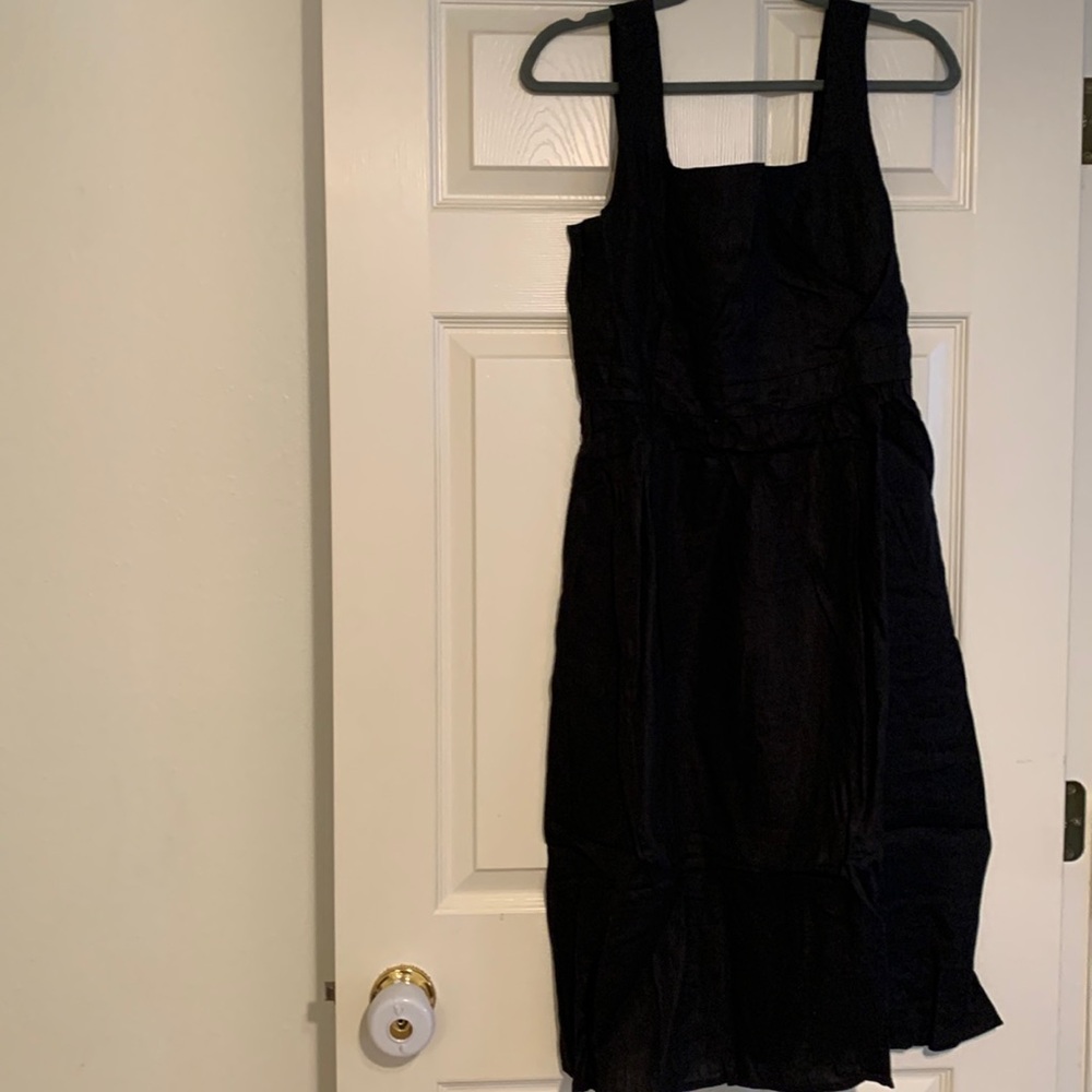 Grae cove black 100% linen dress size Small